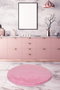 Mijölnir Alfombrilla de baño acrílica Rosa caramelo